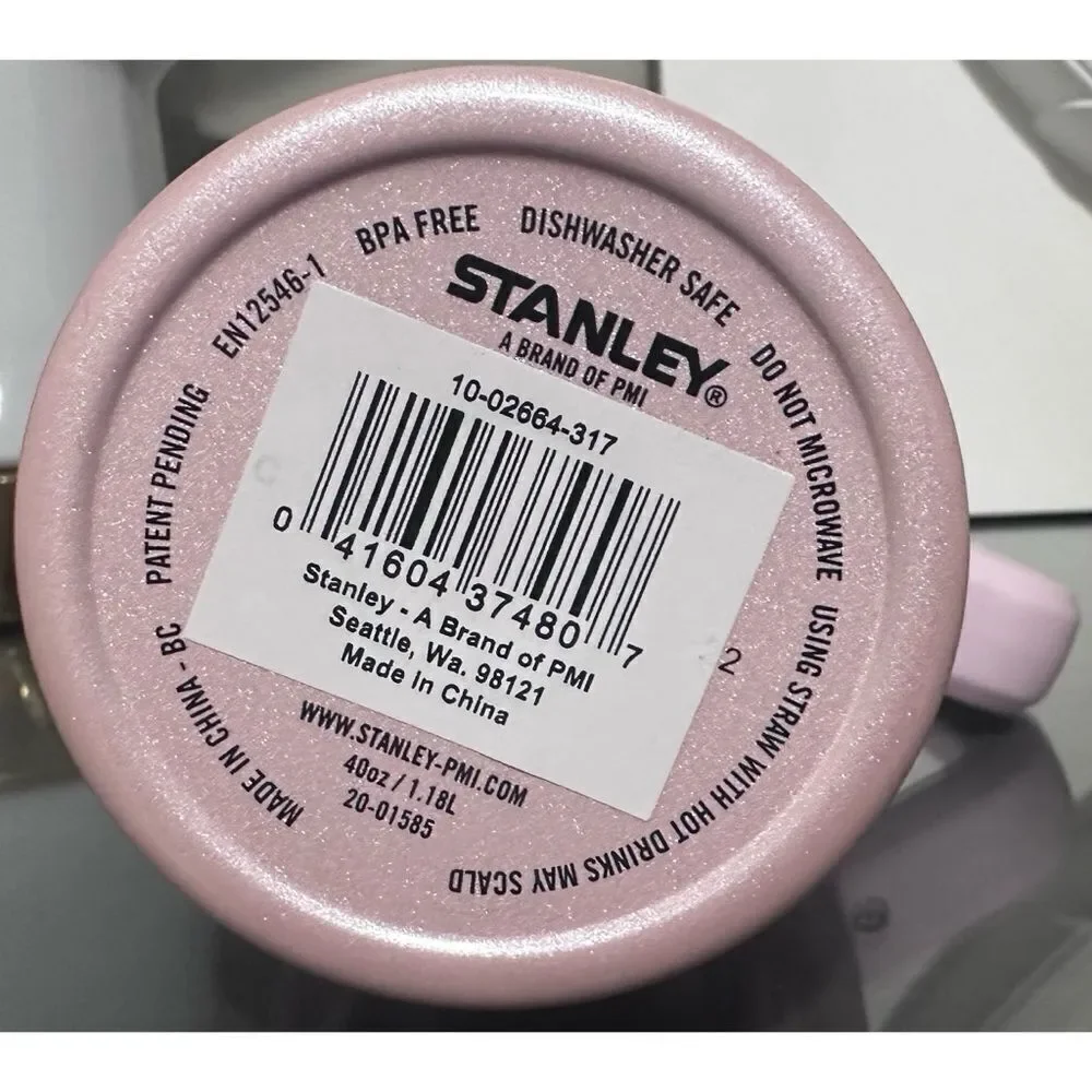 Stanley “OG” Adventure Quencher‎ 40oz Tumbler, PARFAIT PEARLESCENT PINK - Picture 4 of 4